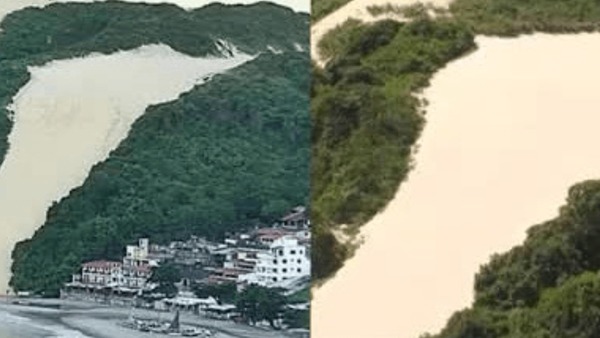 Sigla de facção aparece em areia do Morro do Careca, cartão-postal de Natal