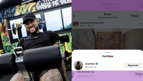 Curtida de Neymar Jr. em foto de loira causa confusão nas redes sociais