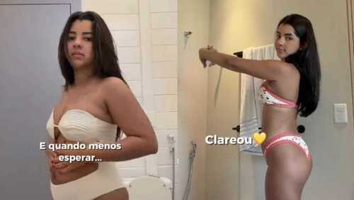 Esposa de João Gomes, Ary Mirelle mostra emagrecimento após parto do filho