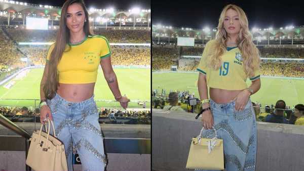 Uniforme? Esposas de craques da Seleção são vistas com mesma bolsa de luxo