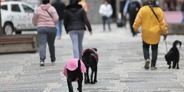 Semana começa com frente fria e chance de tempestade no Sul do País