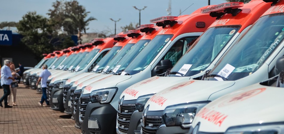Ribeirão Preto recebe 10 novas ambulâncias para reforçar atendimento do SAMU