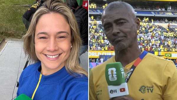 Fernanda Gentil fala sobre polêmica com Romário: "Não me senti ofendida"