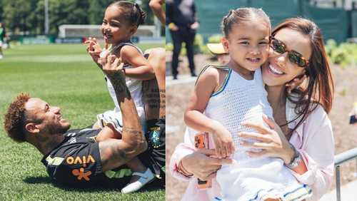 Neymar abre álbum de fotos em treino da Seleção com Mavie e Biancardi; veja