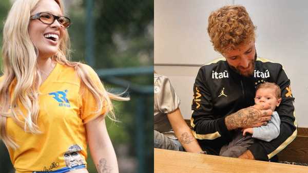 De volta? Karoline Lima surge com Léo Pereira em almoço da Seleção