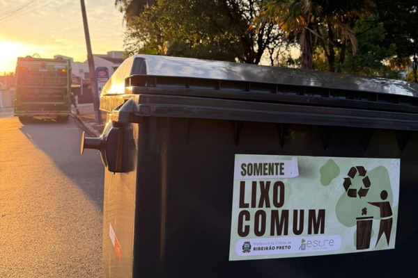 Prefeitura inicia projeto piloto de conteinerização do lixo em Ribeirão Preto