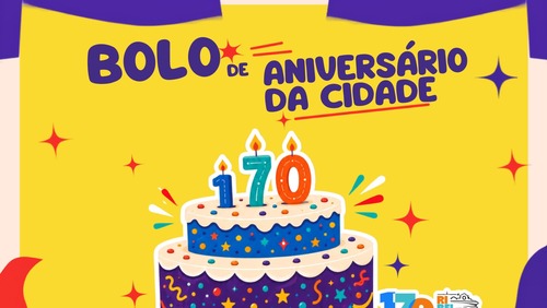 Prefeitura celebra os 170 anos de Ribeirão Preto com bolo de aniversário e programação cultural na Praça XV