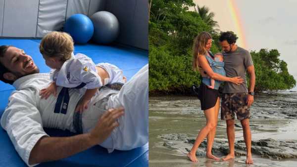 Gisele Bündchen se declara para Joaquim Valente no Dia dos Pais dos EUA