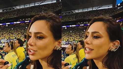 Bruna Biancardi explica choro ao ver Neymar jogar na Copa: 'Que jogue mais'