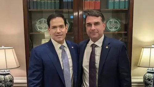 Rubio responde Flávio, cita Pix e reforça posição dos EUA sobre tarifaço
