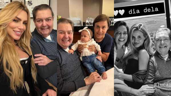 Faustão faz rara aparição no aniversário da esposa, Luciana Cardoso; veja