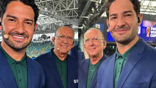 Troca de farpas entre Galvão Bueno e Pato viraliza nas redes sociais