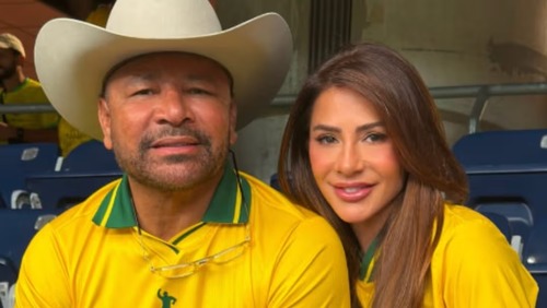 Conheça a 'Neydrasta', namorada do pai de Neymar e mãe de parça do jogador