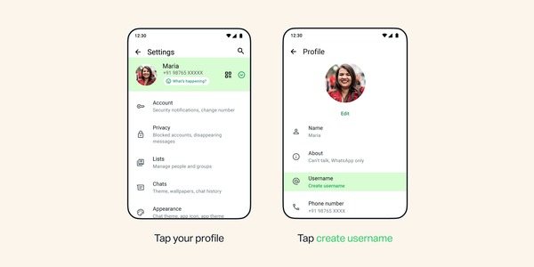 WhatsApp libera função de nome de usuário para proteger número de telefone