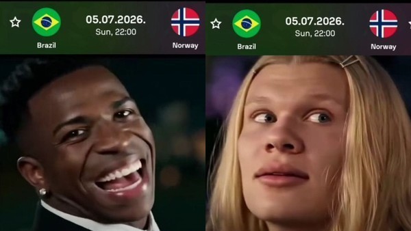 Haaland reage a meme de 'As Branquelas' e faz convite a Vini Jr.; veja