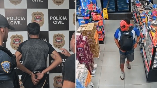 Polícia prende suspeito que usava máscara do Homem-Aranha em roubos em SJC