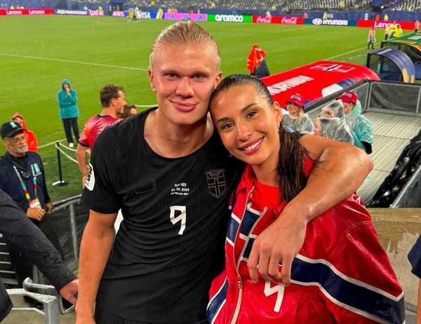 Namorada de Haaland é ex-jogadora e conheceu o craque na infância