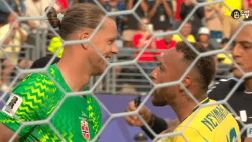 Goleiro da Noruega revela provocação a Neymar antes de penalidade