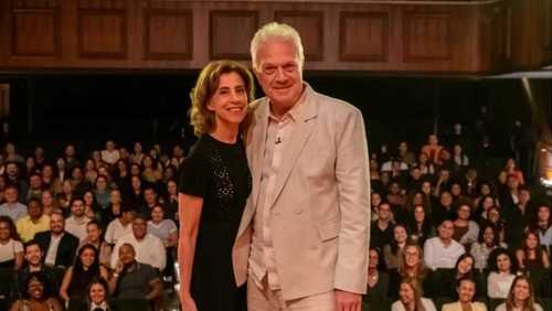 Fernanda Torres fala de casamento com Pedro Bial: 'Pão que o diabo amassou'