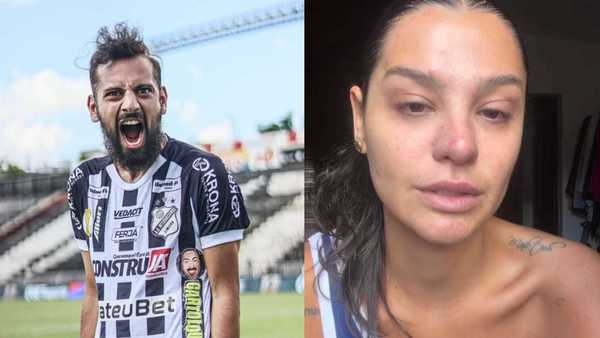 Ex de Cartolouco relembra agressões: 'Machucou o pé de tanto me chutar'