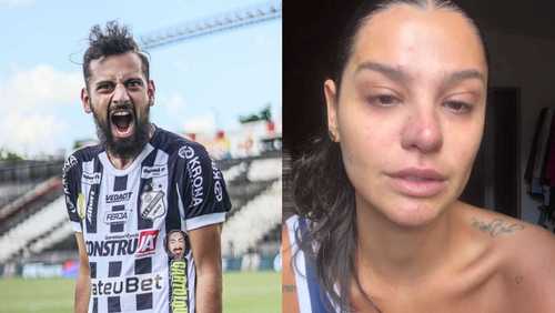 Ex de Cartolouco relembra agressões: 'Machucou o pé de tanto me chutar'