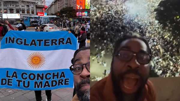 Lázaro Ramos fica preso em hotel na Argentina após multidão invadir as ruas