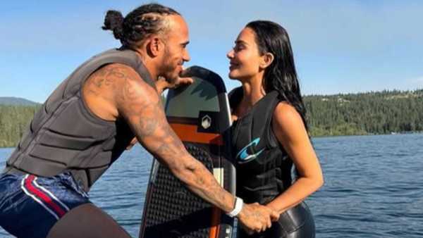 Lewis Hamilton abre álbum de férias em família com Kim Kardashian