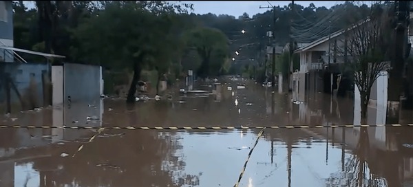 Cerca de 150 cidades do RS são atingidas por fortes chuvas