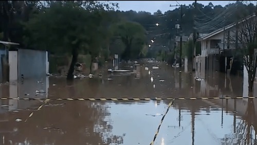 Cerca de 150 cidades do RS são atingidas por fortes chuvas