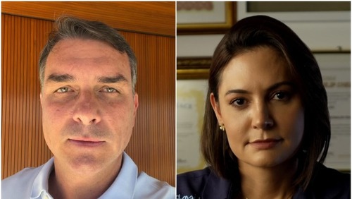 Flávio chama Michelle para campanha e se desculpa: "O que nos une é maior"