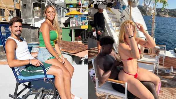 Jogador da Seleção de Portugal recria foto de Vini Jr. e Virginia no Brasil