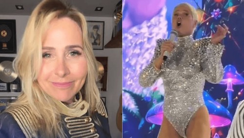 Andréa Sorvetão alfineta maiô cavado de Xuxa: "Não era show de funk"
