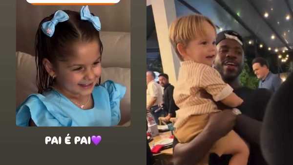 Indireta? Ex-sogra de Virginia mostra Zé Felipe com filhas: 'Pai é pai'