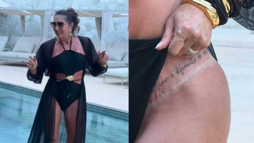 Mãe de Virginia exibe tatuagem íntima em post reflexivo: 'Vão ser felizes'