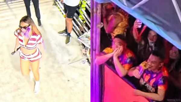 Alinne Rosa aciona polícia após ser atingida por copo em trio elétrico