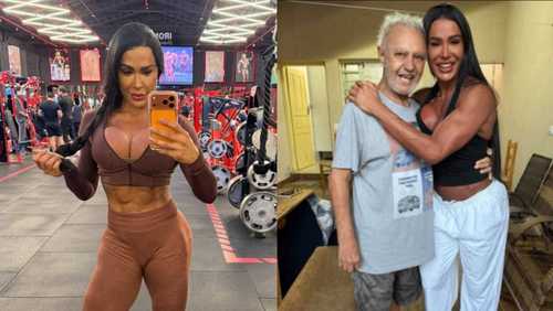 Gracyanne Barbosa anuncia reconciliação com o pai: 'Paz no coração'