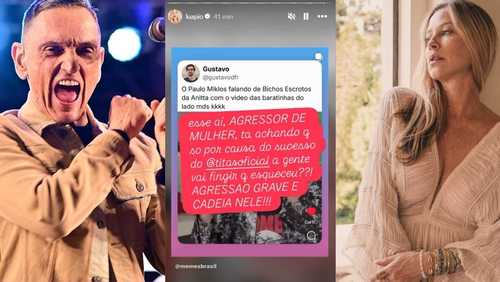 Piovani relembra acusação contra Paulo Miklos de violência à ex: 'Agressor'