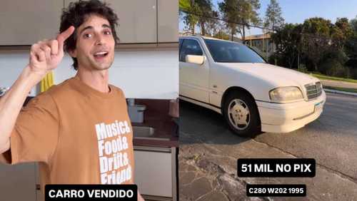 Fiuk vende Mercedes por R$ 51 mil em menos de 1h no Instagram
