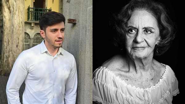 Bisneto de Laura Cardoso fala da relação com a atriz: 'Nunca me vi sem ela'