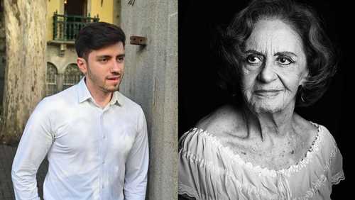 Bisneto de Laura Cardoso fala da relação com a atriz: 'Nunca me vi sem ela'