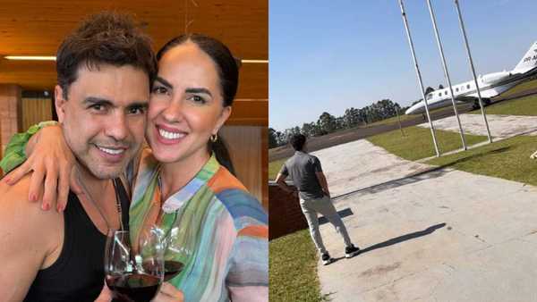 Zezé Di Camargo se presenteia com jatinho de R$ 30 milhões em aniversário