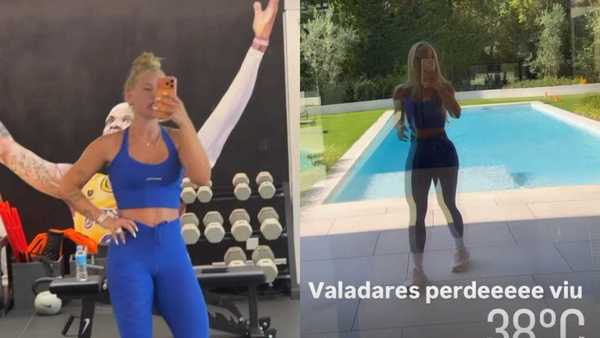 Virginia se surpreende com calor de Madri: 'Pior que Goverdador Valadares'