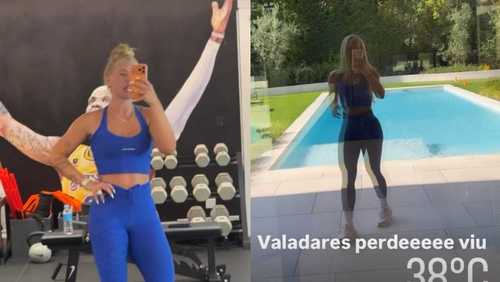 Virginia se surpreende com calor de Madri: 'Pior que Goverdador Valadares'