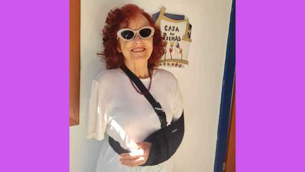 Escritora Roseana Murray sofre acidente doméstico: 'Sem os dois braços'
