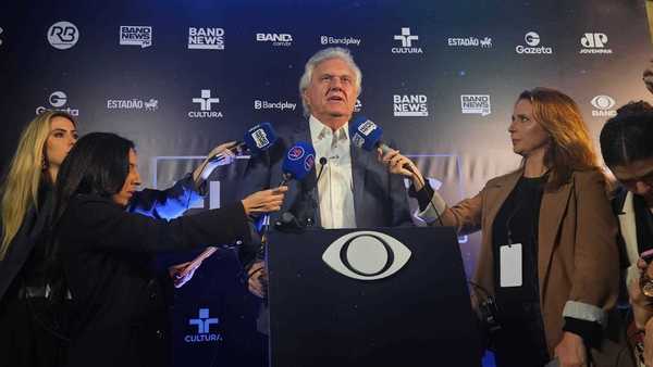"Fujões": Caiado critica ausência de candidatos no debate presidencial