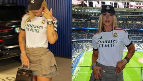 Virginia Fonseca exibe relógio de quase R$ 2 milhões em jogo do Real Madrid