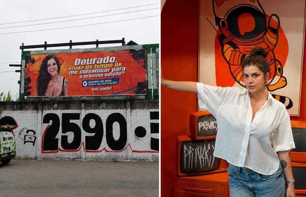 Influenciadora monta outdoor para tentar entrar no 'BBB' e faz apelo; veja
