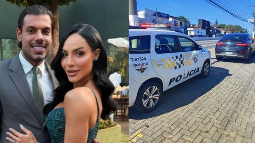 Carro de namorado de Aline Mineiro é apreendido com R$ 99 mil em dívidas