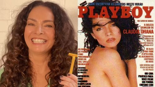 Claudia Ohana nega trend de 'cortar cabelo' e faz referência à Playboy de 85