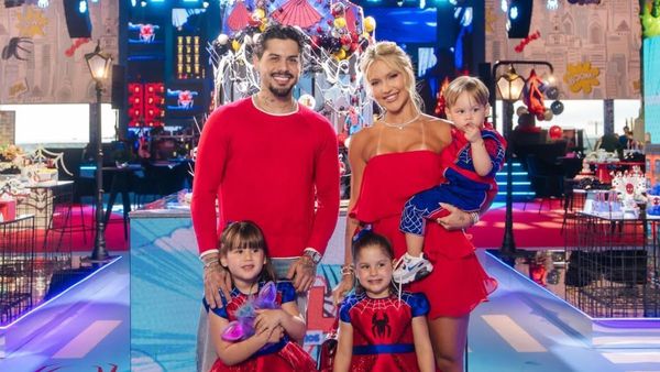 Maria Flor tenta juntar Virginia e Zé Felipe em festa do irmão
